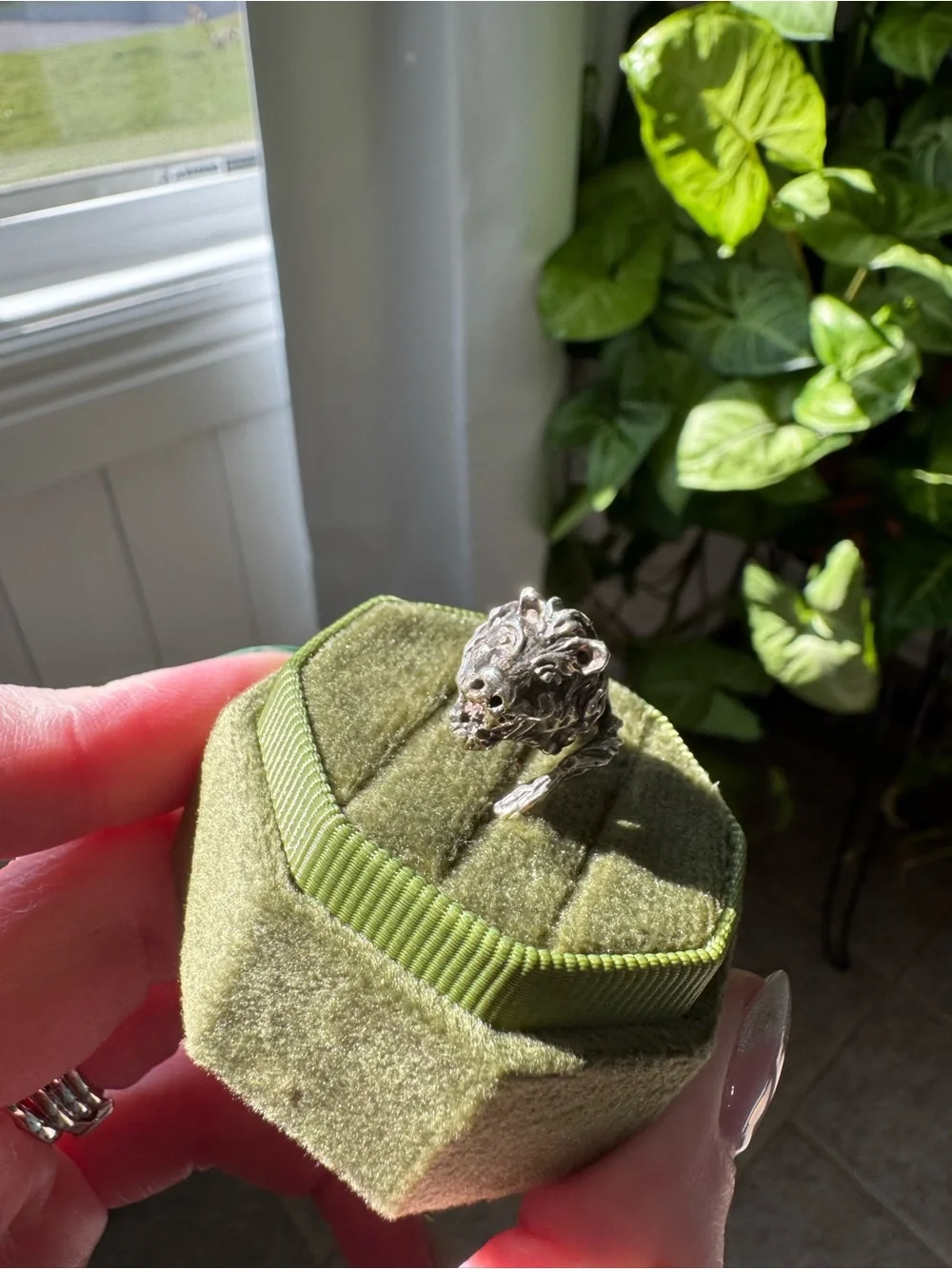 Lion Head Sterling Silver 925 Ring